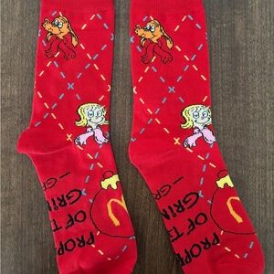 McDonald’s Grinch Socks - Red